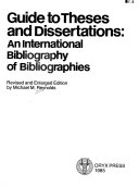Guide to Theses and Dissertations