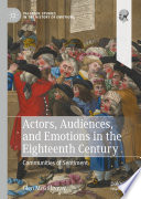 Actors  Audiences  and Emotions in the Eighteenth Century Book PDF