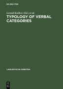 Typology of Verbal Categories
