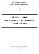 Special Aids for Placing Naval Personnel in Civilian Jobs