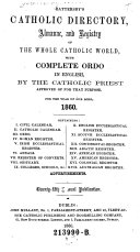 Battersby's Catholic Directory, Almanac, and Registry of the Whole Catholic World