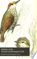 Bulletin of the Nuttall Ornithological Club Book