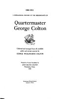 A Genealogical Record of the Descendants of Quartermaster George Colton