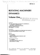 Rotating Machinery Dynamics