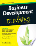 Business Development For Dummies Book