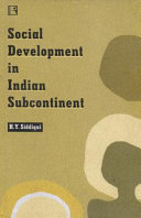 Social Development in Indian Subcontinent