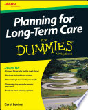 Planning For Long Term Care For Dummies