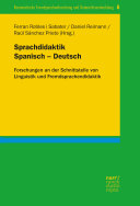 Sprachdidaktik Spanisch - Deutsch Pdf/ePub eBook
