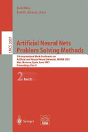 Artificial Neural Nets. Problem Solving Methods
