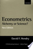 Econometrics  Alchemy Or Science 