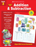 Scholastic Success with Addition & Subtraction Grade 3