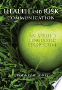 Health and Risk Communication Book