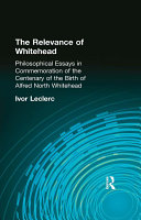 Read Pdf The Relevance of Whitehead
