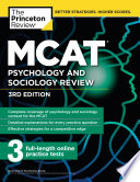 MCAT Psychology and Sociology Review  3rd Edition Book