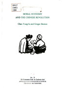 Moral Economy and the Chinese Revolution
