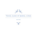 Travel Guide of Beijing, China