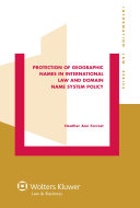 Protection of Geographic Names in International Law and Domain Name System Pdf/ePub eBook