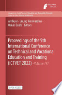 Proceedings of the 9th International Conference on Technical and Vocational Education and Training  ICTVET 2022 