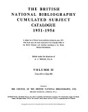 The British National Bibliography Cumulated Subject Catalogue