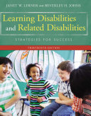 Learning Disabilities and Related Disabilities  Strategies for Success