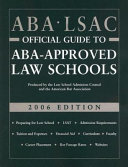 ABA LSAC官方指南ABA批准的法学院2006年