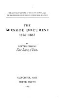 The Monroe Doctrine, 1826-1867