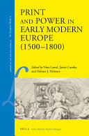 Print And Power In Early Modern Europe 1500 1800 