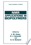 NMR Applications in Biopolymers Book