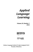 Applied Language Learning