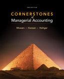 Cornerstones of Managerial Accounting Book