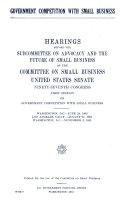 Government competition with small business