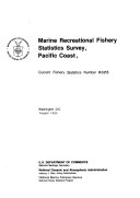 Marine Recreational Fishery Statistics Survey by  PDF