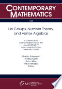 Lie Groups Number Theory And Vertex Algebras