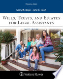 Wills  Trusts  and Estates for Legal Assistants