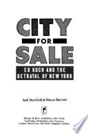 City for Sale PDF Book By Jack Newfield,Wayne Barrett