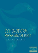 Echinoderm Research 2001