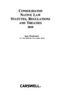 Read Pdf Consolidated Native Law Statutes  Regulations  and Treaties