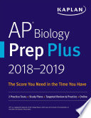 AP Biology Prep Plus 2018 2019 Book