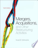 Mergers  Acquisitions  and Other Restructuring Activities Book