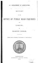 Work of the Public Roads Administration