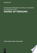 Names of Persons