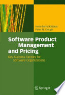 Software Product Management and Pricing Book
