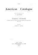 Read Pdf The American Catalogue