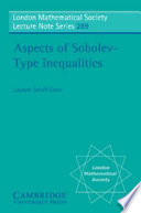 Aspects of Sobolev Type Inequalities