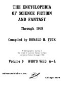 The Encyclopedia of Science Fiction and Fantasy Through 1968: Who's who, A-L