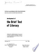 Development of the Brief Test of Literacy