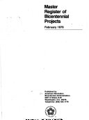 Master Register of Bicentennial Projects  February 1976