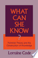 What Can She Know  Book