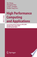High Performance Computing and Applications Book