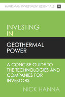 Investing In Geothermal Power
